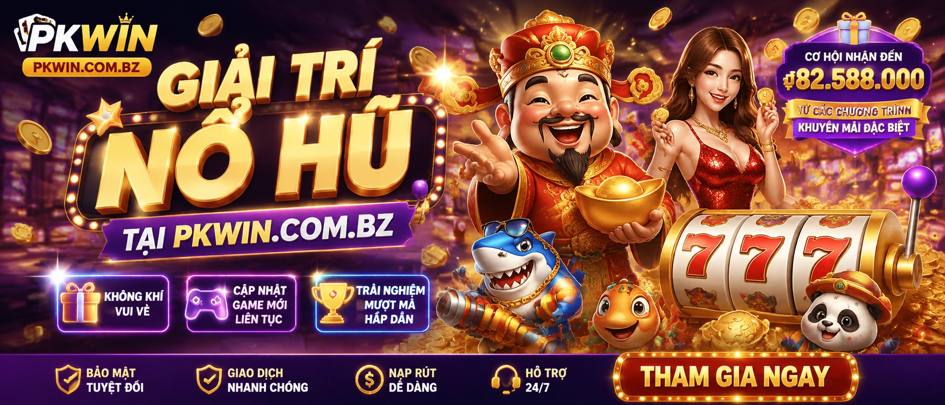 Danh mục game Nổ Hũ PKWIN